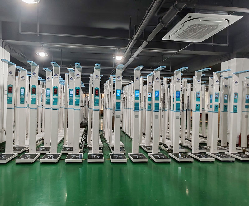 電子身高體重秤，上禾工廠實(shí)拍