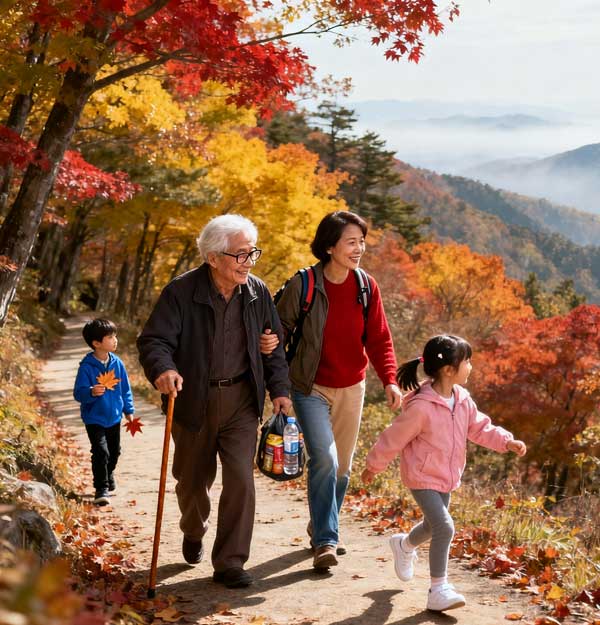 重陽節(jié)登高望遠(yuǎn)